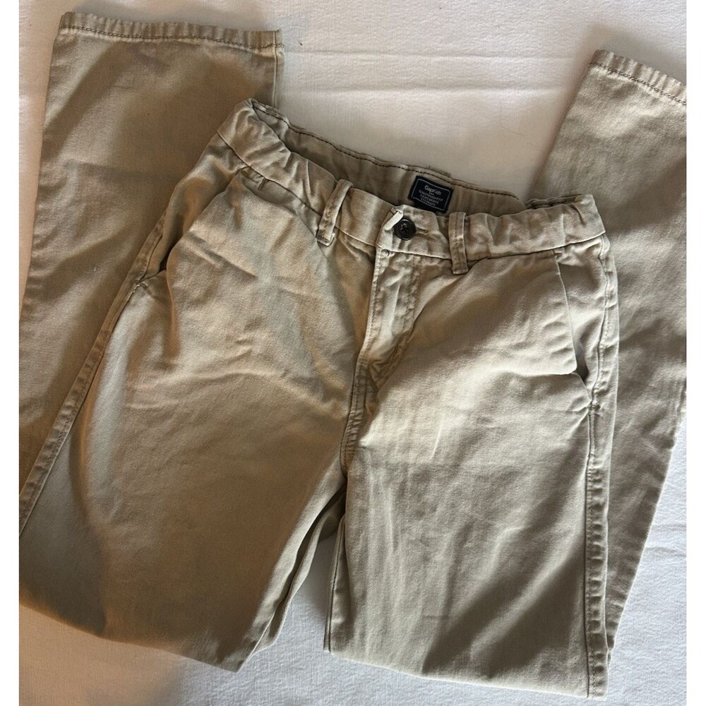 Gap Kids Khaki Pants Slim Straight Fit Unisex Size 12
